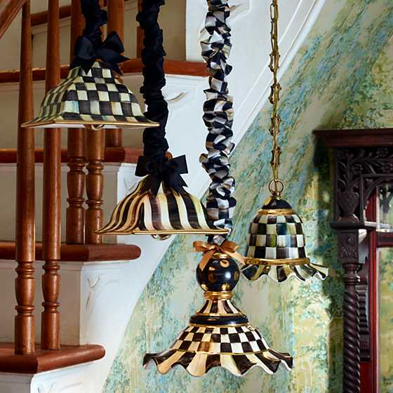 Courtly Check Pendant Lamp - Medium image two