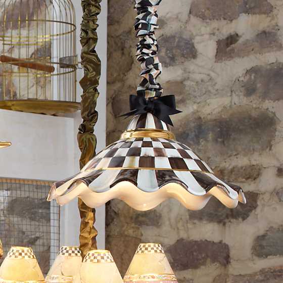Fluted Hanging Lamp - Courtly Check image six