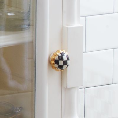 Petit Four Round Knob - Courtly Check image eight