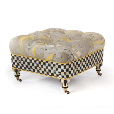 MacKenzieChilds Courtly Palazzo Ottoman