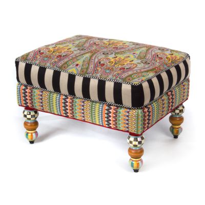 MacKenzieChilds Musette Ottoman