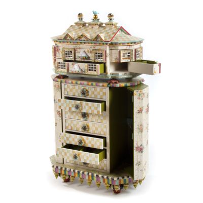 MacKenzieChilds Chicken Palace Jewelry Armoire