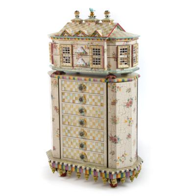 MacKenzieChilds Chicken Palace Jewelry Armoire