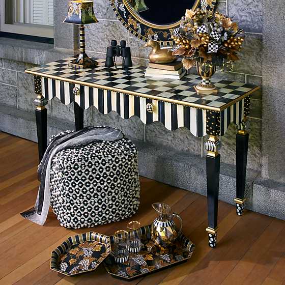 Courtly Stripe Console Table image six