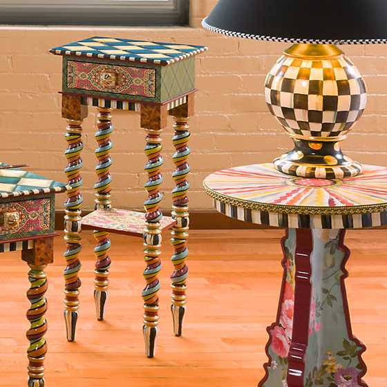 Barley Twist Table - Tall image two