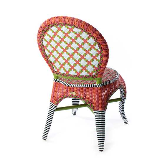 Breezy Poppy Outdoor Cafe Chair image three