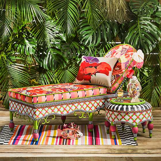 Breezy Poppy Outdoor Chaise image two