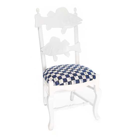 Outdoor Fish Chair - Royal Check image two