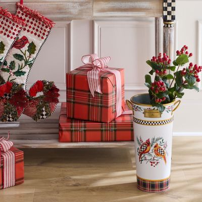 Holiday Cardinal Metal Flower Buckets, Set of 3 Image 3