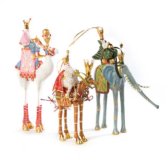 Patience Brewster Nativity Balthazar on Camel Ornament image four