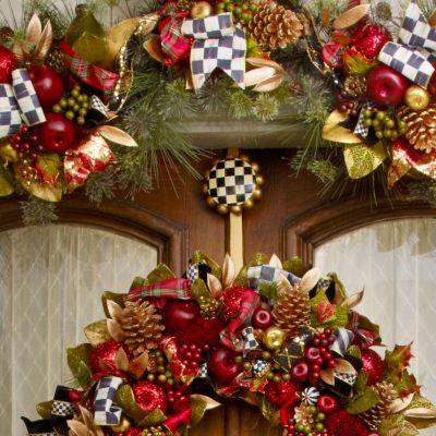Courtly Check Wreath Hanger image two