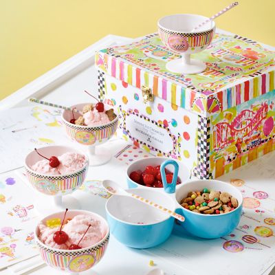 MacKenzieChilds Seaside Ice Cream Set