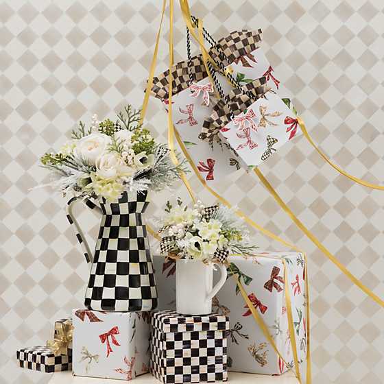 Courtly Check Gift Wrap - Set of 2 image two