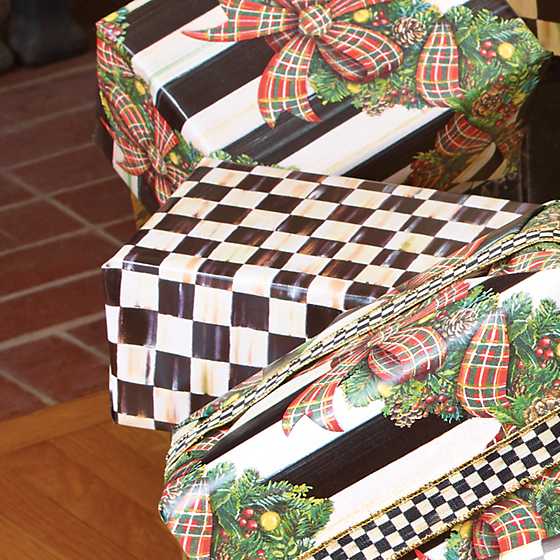 Courtly Check Gift Wrap - Set of 2 image five