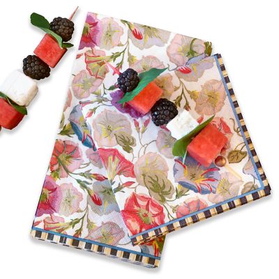 MacKenzieChilds Morning Glory Paper Napkins Guest