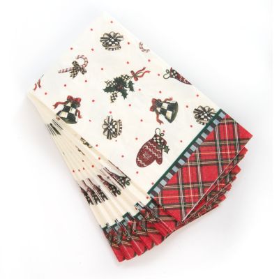 MacKenzieChilds Courtly Noel Paper Napkins Guest