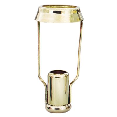 MacKenzieChilds Brass Candle Follower Round
