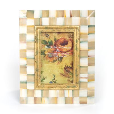 MacKenzieChilds Parchment Check Frame 4" x 6"