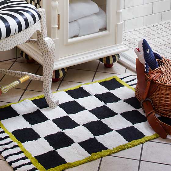 Courtly Check Bath Rug - Standard image five