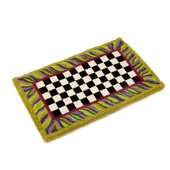 Courtly Check Entrance Mat
