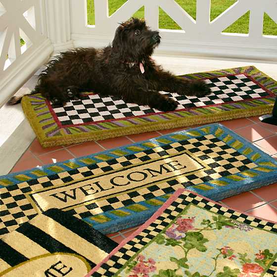 Courtly Check Double Door Entrance Mat image five