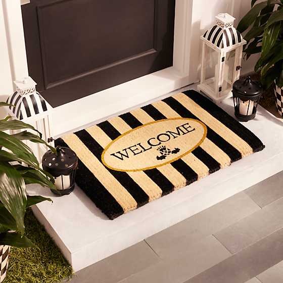 Awning Stripe Welcome Mat image two