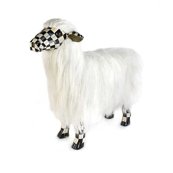 Courtly Check White Sheep - Large