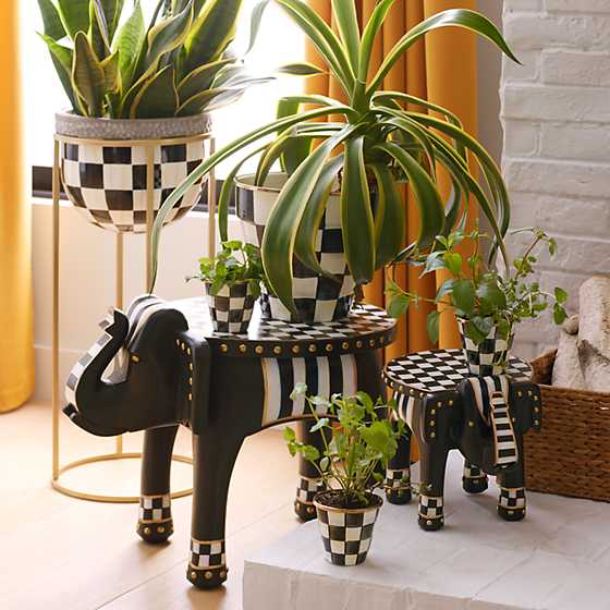 Courtly Check Plant Stand - Tall image eleven