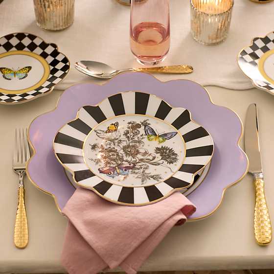 Butterfly Toile Salad Plate image two