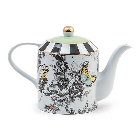 Butterfly Toile Teapot image four