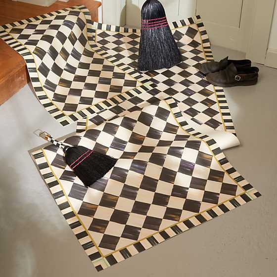 Courtly Check Floor Mat - 2'6" x 8' Runner image two