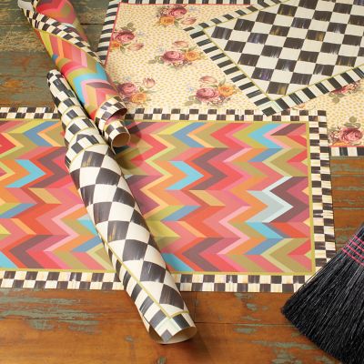 MacKenzieChilds Kaleidoscope Floor Mat 3' x 5'