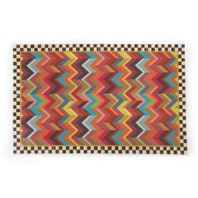 MacKenzieChilds Kaleidoscope Floor Mat 3' x 5'