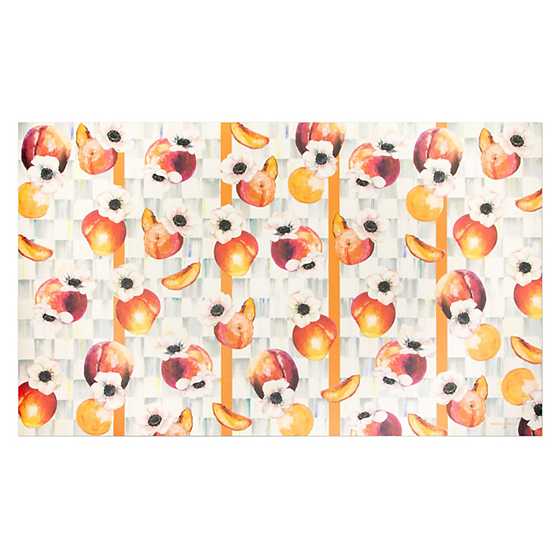 Peaches & Anemones Floor Mat - 3' x 5'