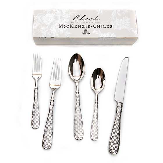 Check Flatware - 5-Piece Place Setting image eight