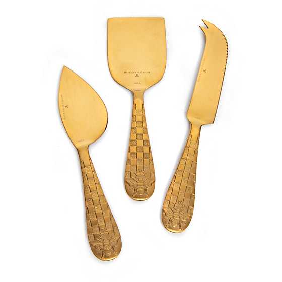 Queen Bee Cheese Knives, Set of 3