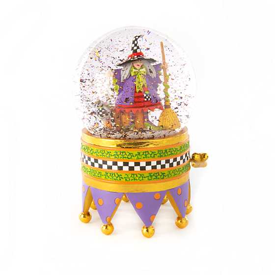 Patience Brewster Raggedy Witch Crystal Ball Globe