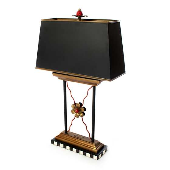 Courtly Library Lamp