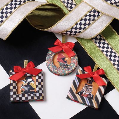 MacKenzieChilds MacKenzieChilds Frame Ornaments Set of 3