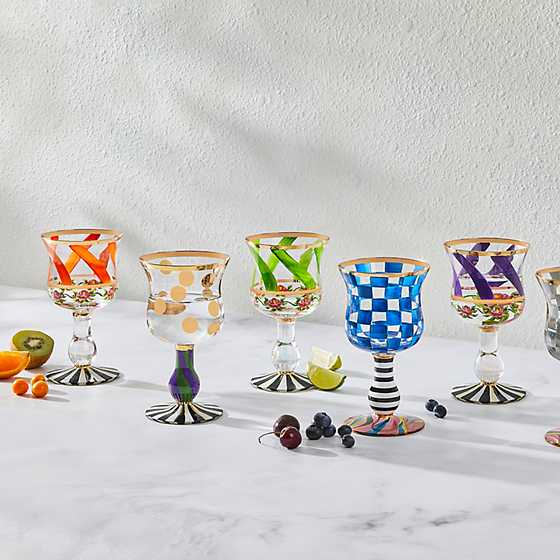 Carnival Wine Glass - Royal image three