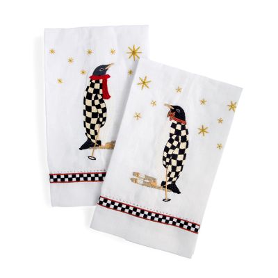 Penguin Guest Towels Set Of 2