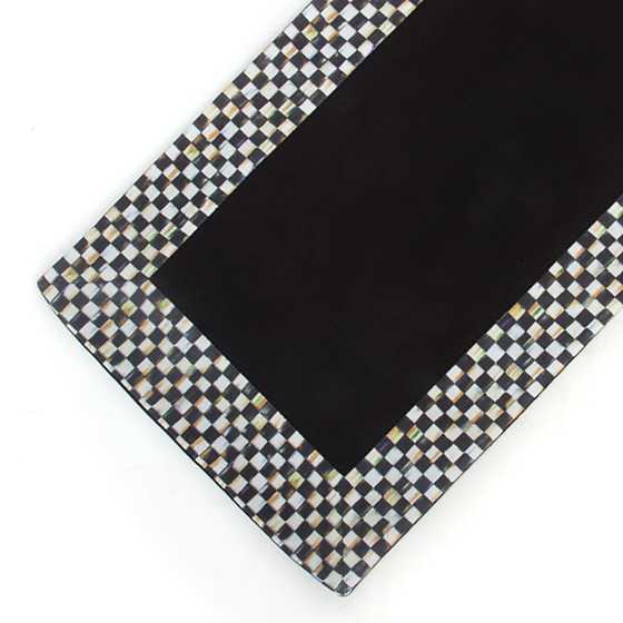 Courtly Check Table Runner - Black image thirteen