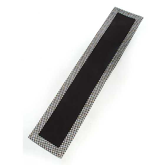Courtly Check Table Runner - Black image twelve