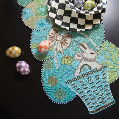 MacKenzieChilds Easter Basket Table Runner