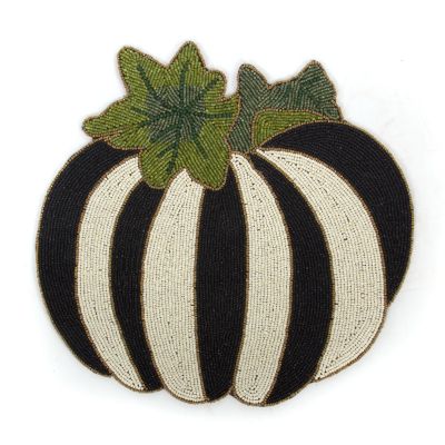 MacKenzieChilds Pumpkin Beaded Placemat