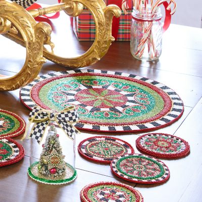MacKenzieChilds Festivity Beaded Placemat