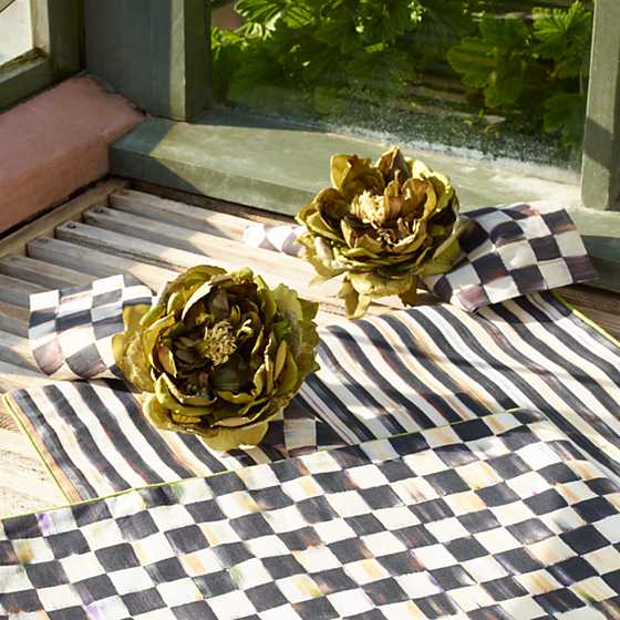 Courtly Check Cotton Napkin image two