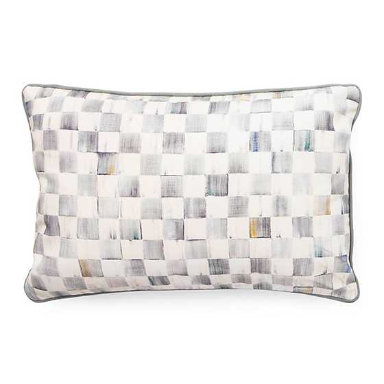 Sterling Check Lumbar Pillow image two