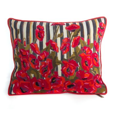 Poppy Field Pillow Mackenzie Childs