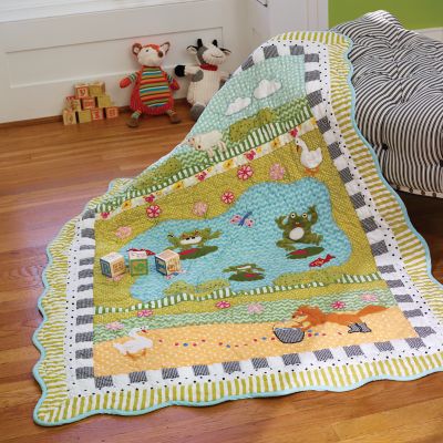 MacKenzieChilds Frog Pond Quilt